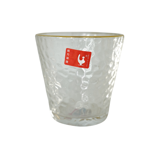 [15016829] VASO VID 320 ML/10.8 OZ CORTO ORI DOR T/EMPEDRADO GIGI-Y6006JB