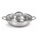 SARTEN WOK ACER INOX 14"/36CM C/OREJ ALPINE AI-SSW14
