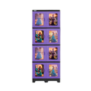 GAVETERO PLAS TERESITA ONDAS 4 NIV TARO-LILA-FRESA DECO PRINCESAS SANCHIA