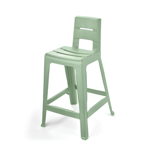 [15016962] BUTACO/SILLA ALTA PLAS BARU 87.2x52.5x65 CM VD SALVIA RIMAX 14084-XP