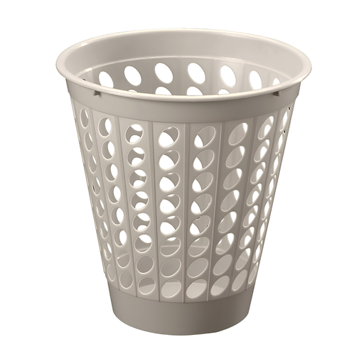 [15016972] PAPELERA PLAS CALADA 5 LT TAUPE/BEIGE RIMAX 4593-XP