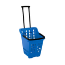 CESTA PLAS TRANSPORTADORA MOVIL 31 LT AZ C/ROD RIMAX 6175-XP