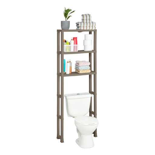 [15016982] ESTANTE ORGANIZADOR P/BAÑO 3 NIV MOCCA RIMAX 12983-XP