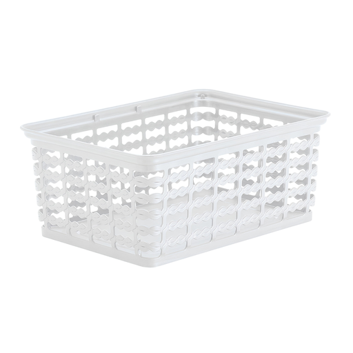 [15016993] CANASTA PLAS 4 LT RECT M 25.5x18.6x10.8 CM BL CALADA RIMAX 9411-XP