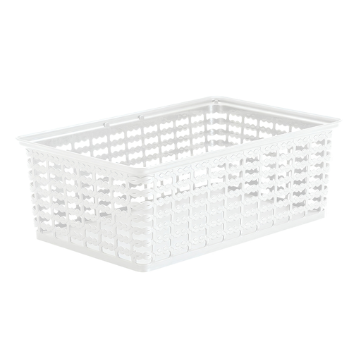 [15017009] CANASTA PLAS 9 LT RECT L 36x24x14 CM BL CALADA RIMAX 9416-XP
