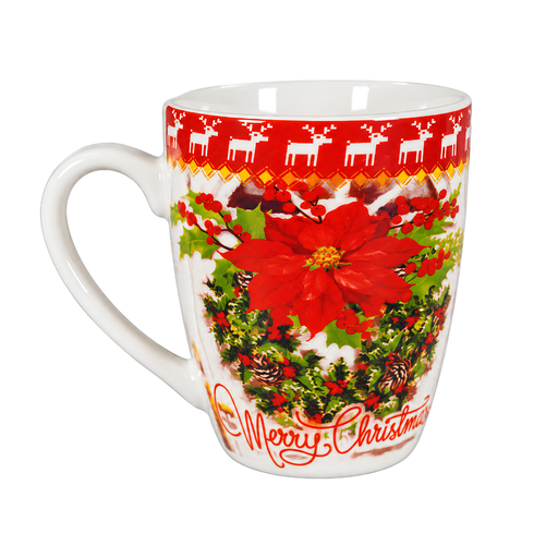 [15017966] TAZA CERA CONICA 12 OZ DECO NAVIDAD CAJA 11057/58/59/60-48025