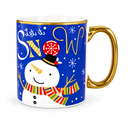 TAZA CERA RECTA 600 ML ORI/OREJ DOR DECO NAVIDAD 11064-48029