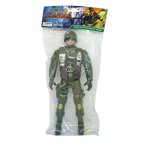 [16000267] DOCENA MUÑECO POLICIA PLAS 28 CM BOL 841/498