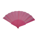 ABANICO PLAS TELA LISA COLORES SURT