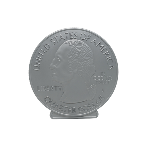 [1003619] ALCANCIA PLAS MONEDA QUARTER DOLLAR 16 CM PLASTIKITO SP205P