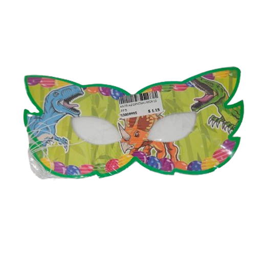 [15009995] ANTIFAZ DINOSAURIOS 12 PZ BOLSA