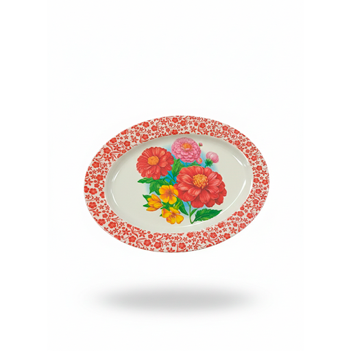 [4391] AZAFATE MELA MARFIL DECORADO 6116