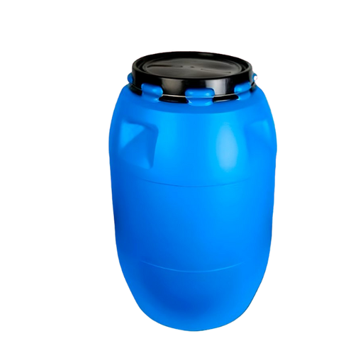 [218] BARRIL PLAS 220 LT C/T C/CIN AZ BOCA ANCHA