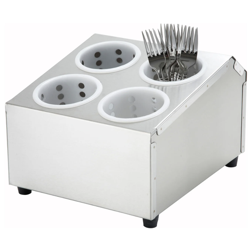 [1014493] BASE P/VASO C/AGUJEROS ACER INOX WINCO FC-4H