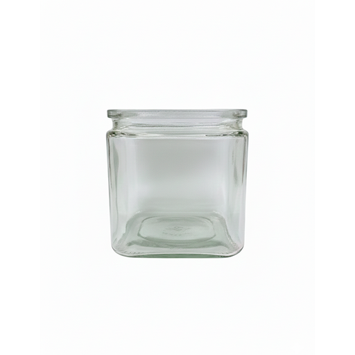 [35890] BASE VID CLARO CUAD C/ORILLA 4.5X4.5X4.75" HC-25089