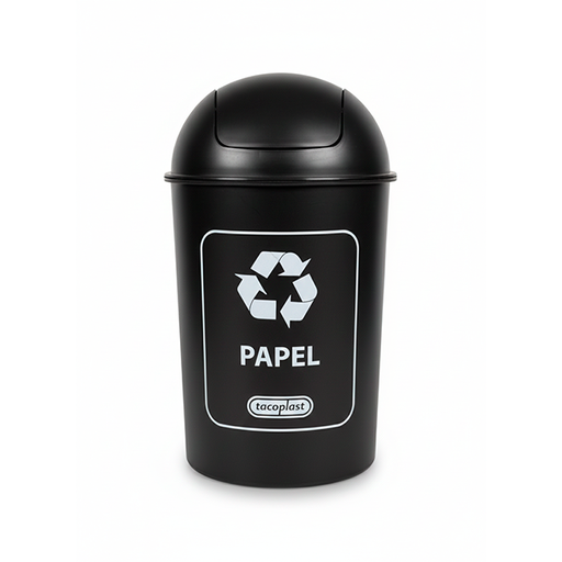 [1011991] BASURERO PLAS 20 LT NG PAPEL RECICLABLE TACOPLAST 86107