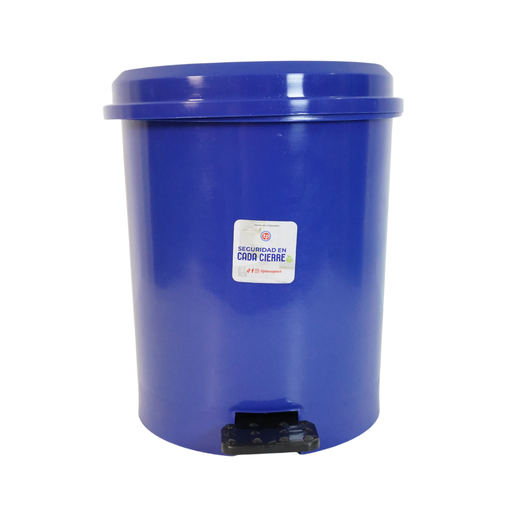 [35136] BASURERO PLAS C/PEDAL 4.5 LT TACOPLAST 08275