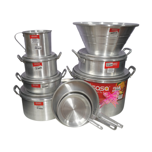 [17733] BATERIA ALUM ECONOMICA M/BAQ 15 PZ ALSASA BA005071