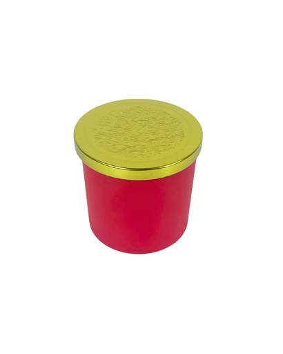 [23490] BOTE VID 14.5 OZ C/T DOR METAL ROJO
