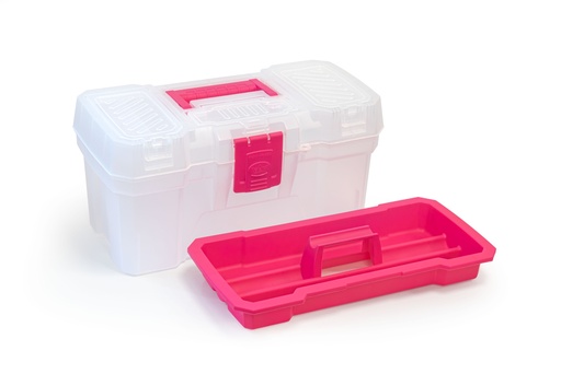 [15010269] CAJA PLAS MEGABOX BEAUTY 9.1 LT C/BAND TRANS C/ROSA REYPLAST CJX965600