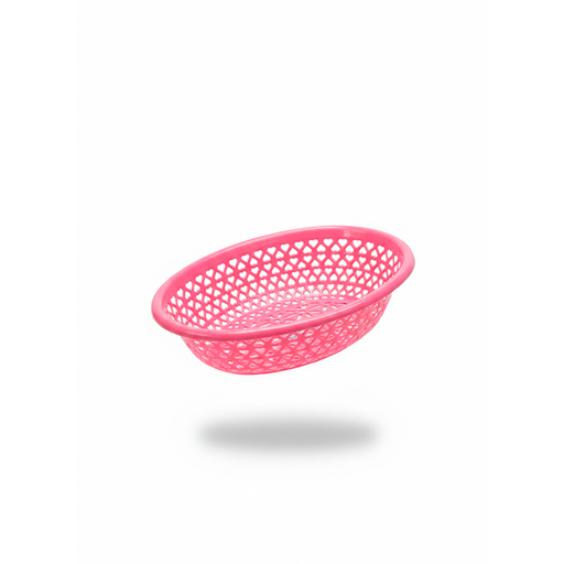 [30578] CANASTA PLAS OVAL CAL CORAZON 31X25 CM ALCAPLAST MDO