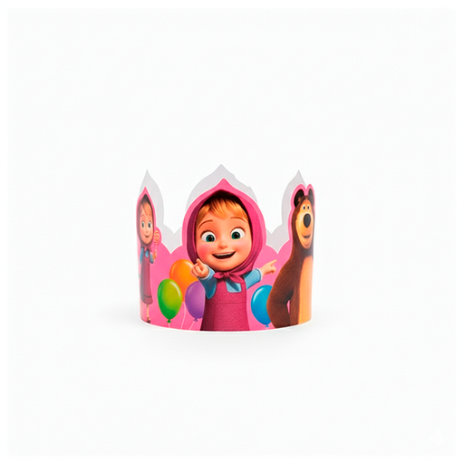 [15009949] CORONA INFANTIL MASHA 12 PZ