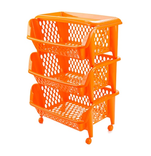 [15008705] DESPENSERO ORG PLAS REAL GIG 3 NIV C/RUEDAS/BANDEJA REYPLAST DPX025800