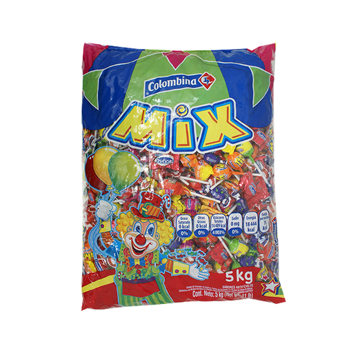 [1019817] DULCE MIX SURTIDO 5 KG BOL COLOMBINA 3BS/1/5KG #203776
