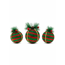 ESFERA NAVIDEÑA DECO 8 CM 3 PZ X152ETZ