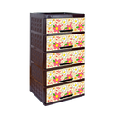 GAVETERO PLAS 5 NIV DECO FLOWER #2 KAWAKI K2015