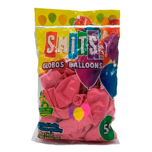 [5342] GLOBO 11 METAL ROSADO 50 PZ NATUREST FINEST 903636