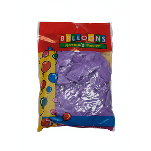 [5274] GLOBO 11 PASTEL LILA 50 PZ NATUREST FINNEST 904220