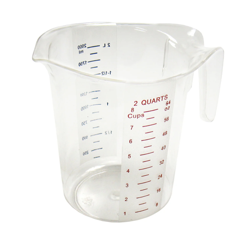 [1009555] JARRA MEDIDORA ACRILICA 2 QT P PMCP-200 WINCO
