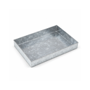 LATA GALVA 1/2 QUESADILLA ARTESANAL 19X13X2 1/2 CM