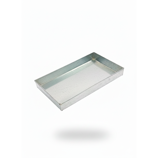 [1007061] LATA GALV QUESADILLA ENTERA 24X14X2.5 CM ARTESANAL