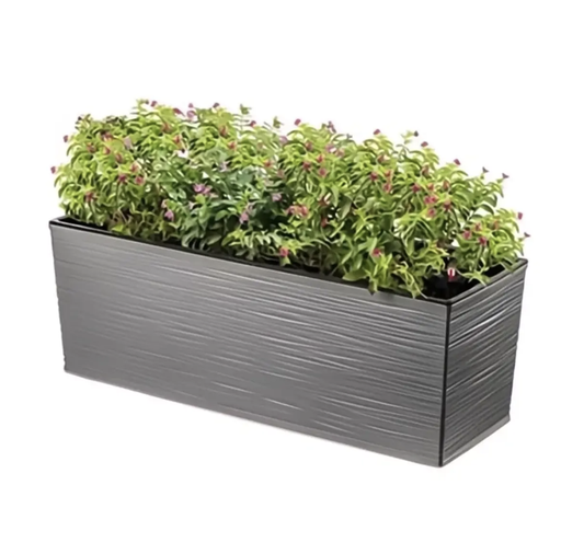 [15010369] MACETA PLAS RECT EST PIEDRA 56X19X36.5 CM REYPLAST MCX071000