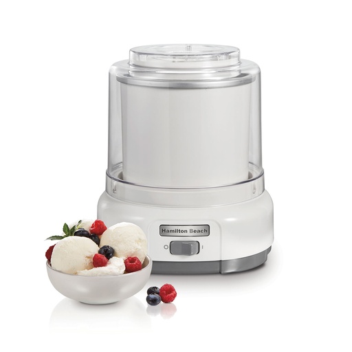 [19096] MAQUINA P/HACER HELADO 1.4 LT CAJ HAMILTON BEACH 68880