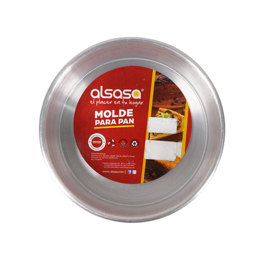 [3919] MOLDE P/PAN ALUM 20X6 1/2 CM ALSASA ST014620