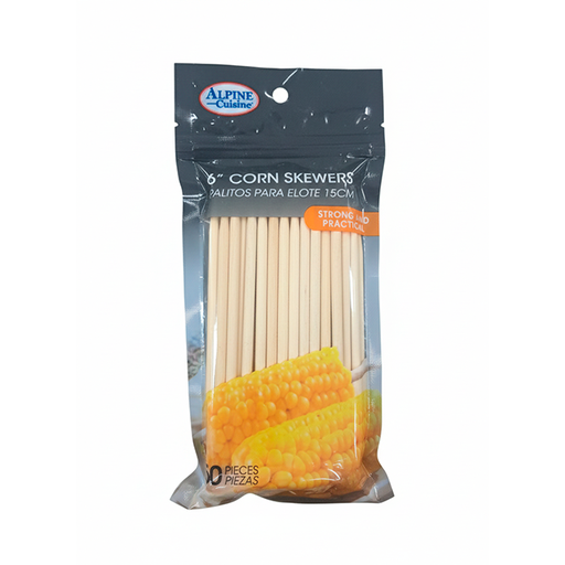 [8900] PALILLOS P/ELOTE 6X50 ALPINE BBQ-17 14523