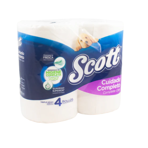 [1025303] PAPEL HIGIENICO SCOTT TRIPLE H 4 ROLLO PAQ