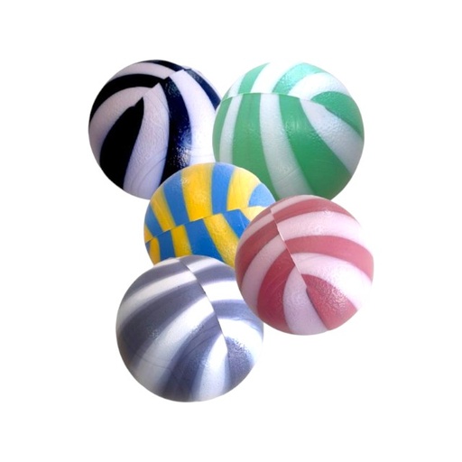 [2272] PELOTA PLAS RAYADA #7 PAQ/DOC PL00015 PL00015