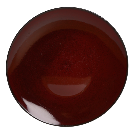 [1018714] PLATO CERA 11" RED BICOL SEMIHONDO SP2300147P