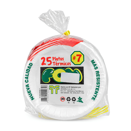 [5628] PLATO DESE 7 FOM PAQ 25 UN BODEPA 022353