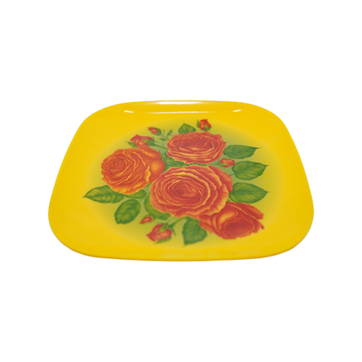 [15010057] PLATO MELA 8.25" CUAD DECO COL SURT MARGARITA 021AD