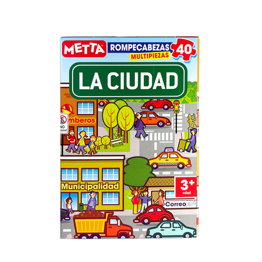 [1012620] ROMPECABEZA 40 PZ LA CIUDAD # M160 METTA
