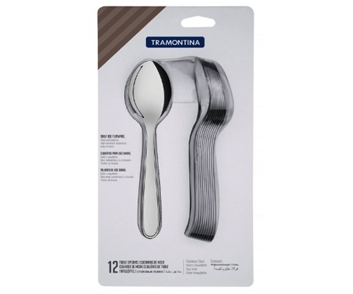 [1020826] SET 12 CUCHARA P/MESA INOX 66902/016 TRAMONTINA