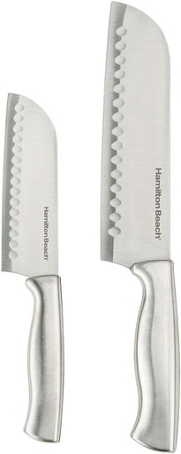 [15222] SET 2 CUCHILLOS INOX HAMILTON BEACH HDA604