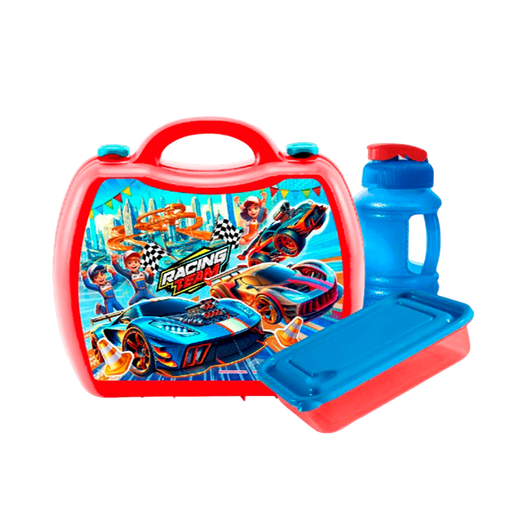 [15009742] SET 3 PZ LONCHERA FELIZ IML C/ACC AZ PASITOS GUATE AR015258-APA-0