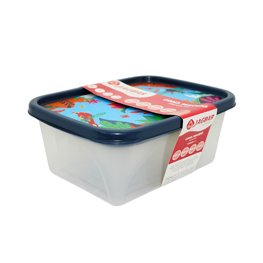 [1010839] SET 4 DEPOSITOS PLAS RECT C/T DECO JAGUAR 4024