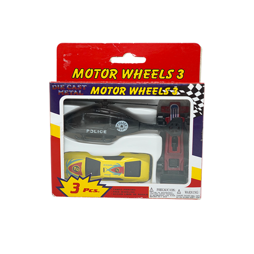 [31322] SET HELICOPTER/CARROS 3PZ CAJ SP22043